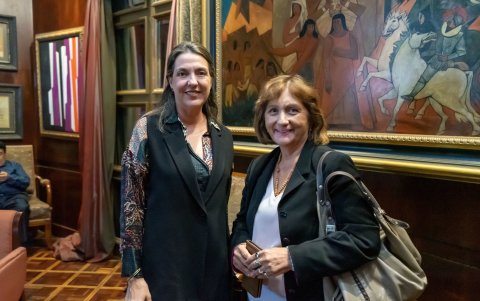 Caterina Costa y Lourdes Luque.