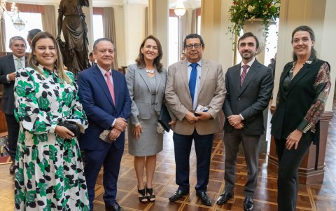 María José Ayala, Mario Rafael Ayala, Brenda Ratti, Vinicio Aray, Juan José Nugué y Caterina Costa.