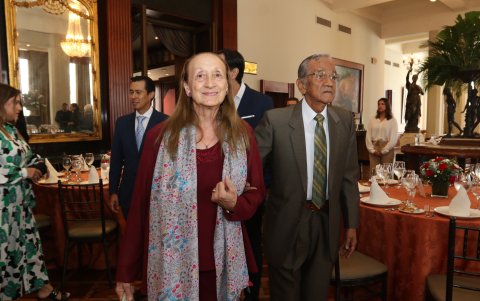 Marina Salvarezza y Alberto García.