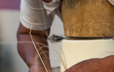 Sombrero Paja Toquilla costa Ecuador.