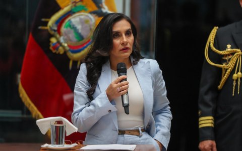 Foto de archivo de la vicepresidenta de Ecuador, Verónica Abad.