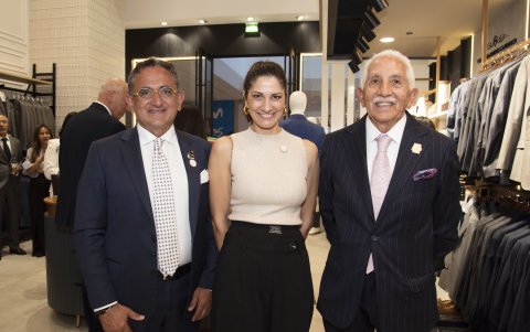 Carlos Chiriboga, Manola Mazzocchetti y Héctor Cueva.