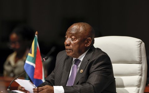 Cyril Ramaphosa, presidente de Sudáfrica.