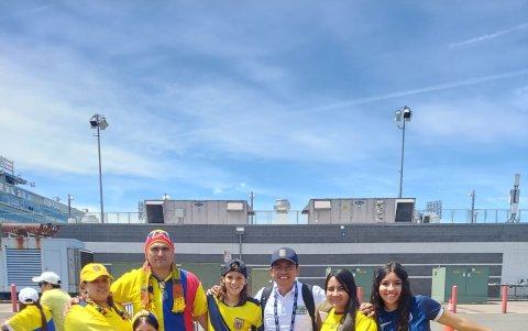 Los Onofre y Muñoz han seguido a la Tri en su gira por Estados Unidos.