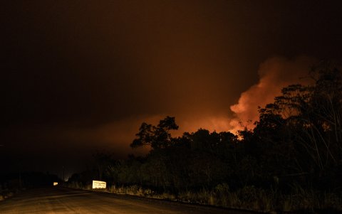 Uno de los incendios que se han presentado en los últimos años en la Amazonía de Brasil.