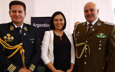 William Pérez, Mónica Cajas y Wildo Matus.