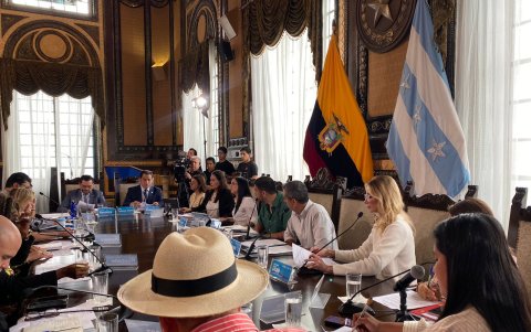 Acto. La reforma a la norma fue aprobada por la mayoría del Concejo.