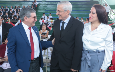 Franklin Hurtado, Mario Chávez y Ana María Sornoza.