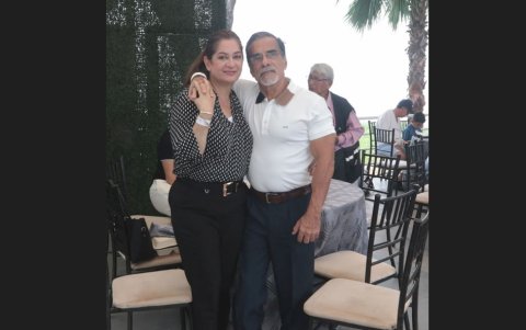 Nancy Mora de Galarza y Braulio Galarza.