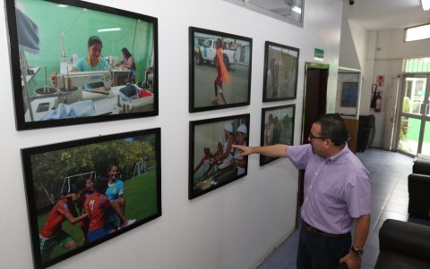 Taller. La fundación trabaja en la prevención de violencia en los niños.