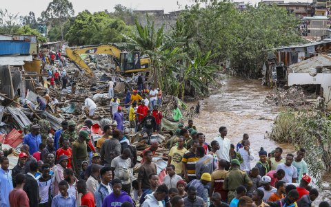 Así se evidenciaron las inundaciones en Kenia el pasado mes de mayo.