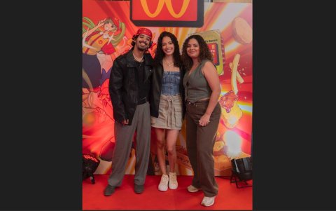 Brandon, Frida y Ashley Contreras.