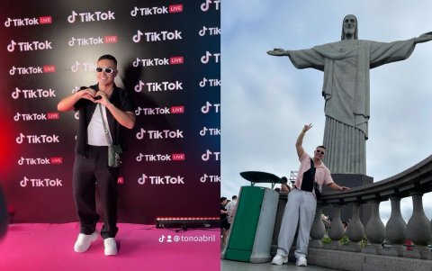 Toño estuvo de viaje en Brasil el pasado mes de abril.