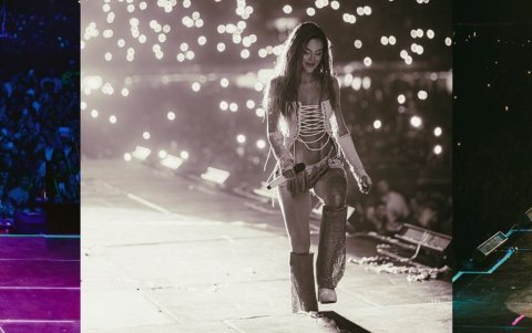 Greeicy en concierto.