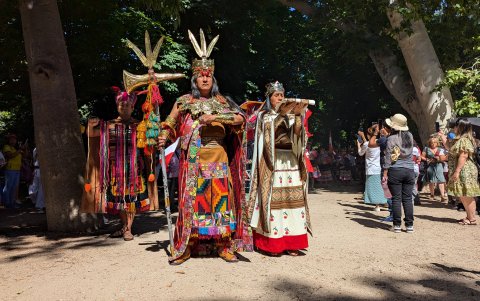 Esta es una ceremonia celebrada por las comunidades indígenas en honor a Inti