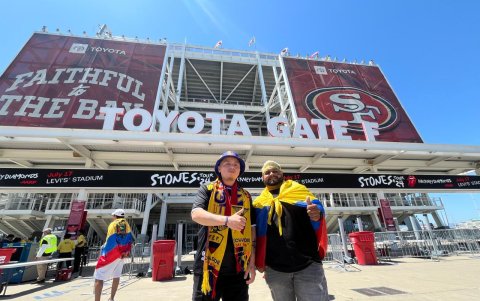 Los hinchas prefirieron llegar temprano al estadio