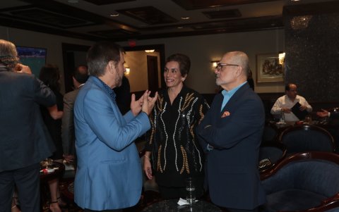 Max Meitzner, Sonnia de Chavarría y Horacio Chavarría.