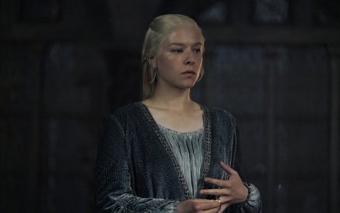 Escena de Rhaenyra en el segundo episodio de la segunda temporada de House Of The Dragon.