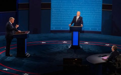 En 2020, el segundo de los tres debates fue descartado después de que Trump rechazara la propuesta de que él y Biden participaran virtualmente.