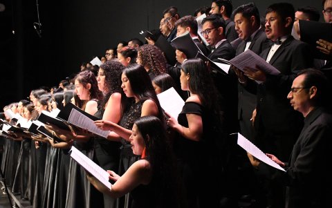Los músicos llevan meses preparando íntegra la Novena Sinfonía.