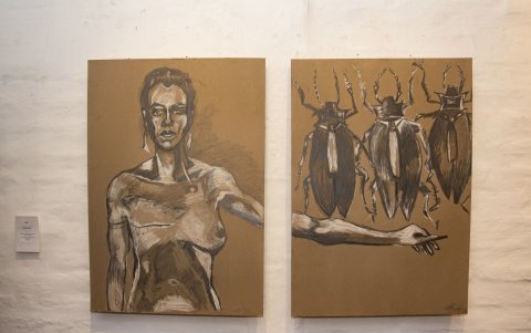 Las piezas de Ormaza retratan su lucha y su sanación.