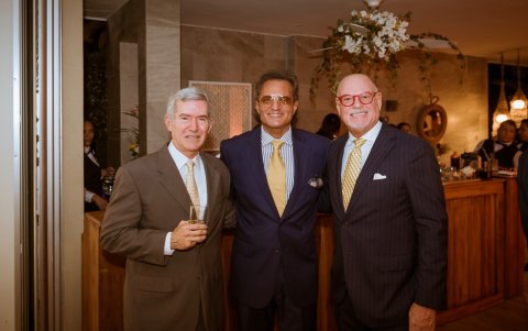 Álvaro Icaza, Rodrigo Ycaza y Joaquín Zeballos.