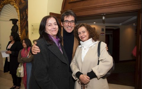 Marivi Rodríguez, Ignacio Guarderas y Marisol Guarderas.