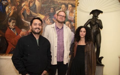 Felipe Meneses, Porter Illi y Katha Paredes.