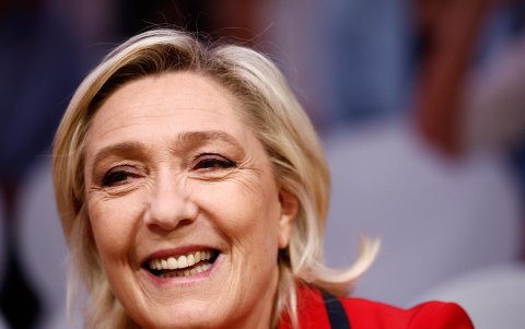 La líder ultraderechista francesa Marine Le Pen.