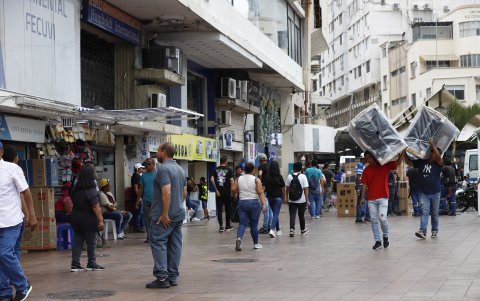 El centro es la principal zona comercial de Guayaquil.