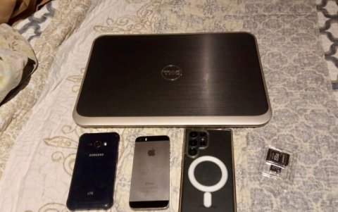 Algunos de los indicios recabados por parte de la Fiscalía en el allanamiento.