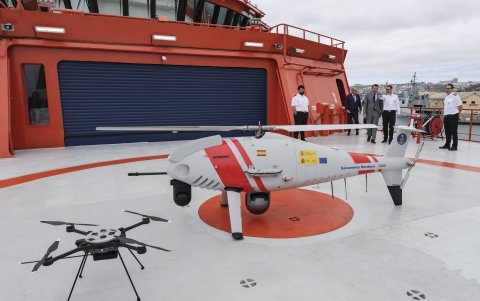 En el puerto de Las Palmas de Gran Canaria se dio la presentación del 'Heroínas de Sálvora', el último buque incorporado a la flota de Salvamento Marítimo.