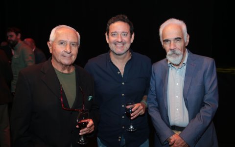 Manuel Valdivieso, Cristhian Astudillo y Santiago Barreiro.