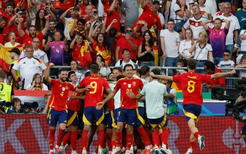 España ganó a Alemania y festejó avanzar de fase en la Eurocopa