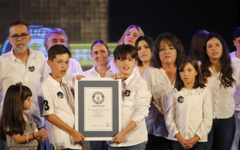 El año pasado la familia Terán obtuvo el Record Guinness por su participación en Jesucristo Superstar.