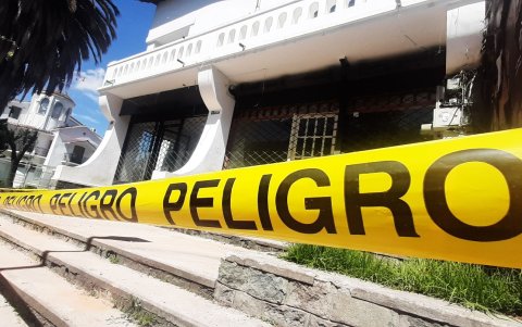 Con el temblor del pasado 1 de julio, una vivienda del sector La Mariscal sufrió afectaciones en su mampostería