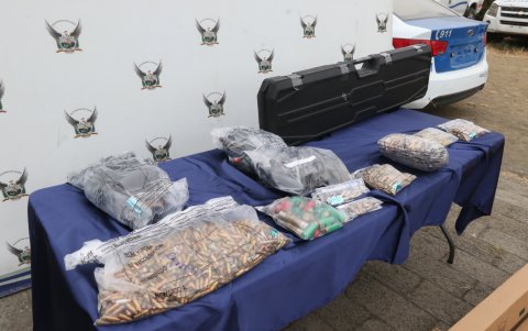 Municiones, armas y más se decomisaron en Los Ceibos, en Guayaquil