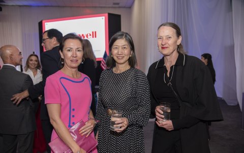 Basak Yalcin, Junko Morishita y Sheri Burk.