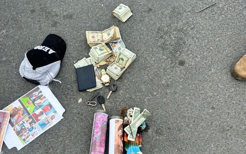 Elementos decomisados a los capturados.