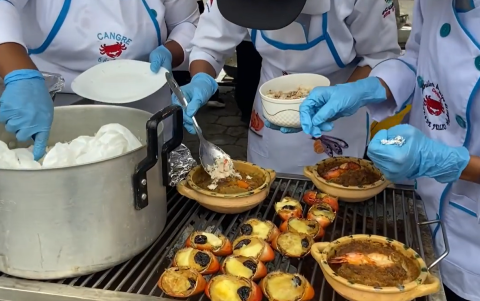 El acto es un preámbulo para la celebración del Día del Cangrejo Ecuatoriano que se dará entre el 8 y 9 de agosto.