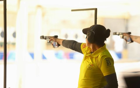 La tricolor en acción en los Juegos Panamericanos, en los que obtuvo el boleto a París 2024.