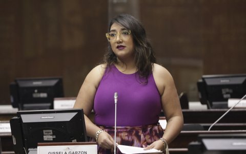 Una de las propuestas que busca penalizar la opinión la impulsó la exasambleísta correísta, Gissela Garzón