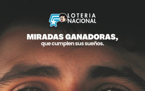 Campaña de la Lotería Nacional.