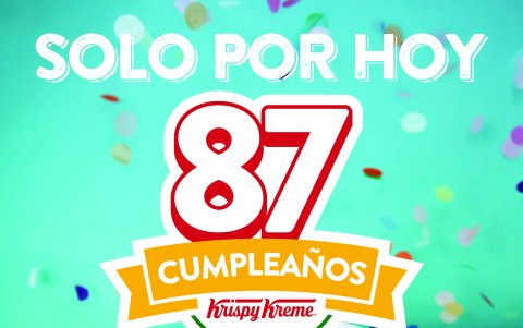 Krispy Kreme celebra un nuevo aniversario.
