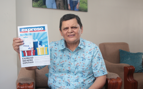 Luis Rodrigo Solórzano Ortega es laboratorista clínico y lee EXPRESO hace más de 40 años.