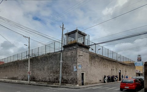 Una vista externa de lo que fue la cárcel de mujeres.