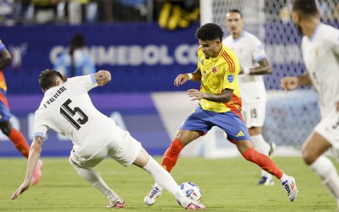Colombia se impuso por 1-0 en un reñido juego ante Uruguay.