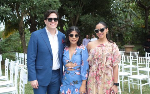 Diego Cajas, María José Chancay y Dani Sánchez.