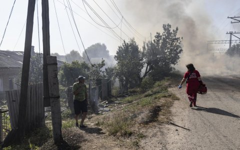 Al menos dos personas fallecieron en un ataque sobre la localidad de Járkov.