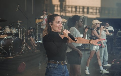 Gabriela Villalba reveló que le hubiera gustado cantar 'Calle desierta' en el show en Quito pero tuvo que quedar fuera por falta de tiempo.